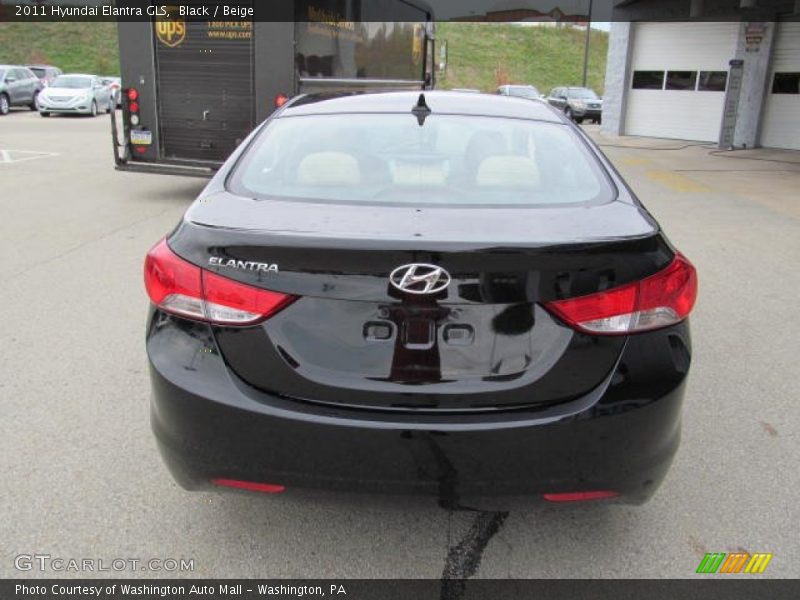 Black / Beige 2011 Hyundai Elantra GLS