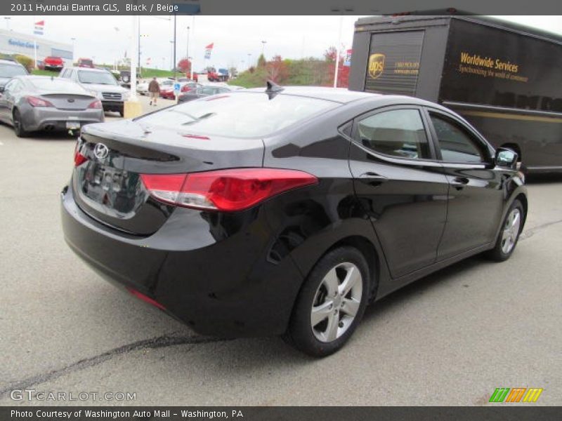 Black / Beige 2011 Hyundai Elantra GLS