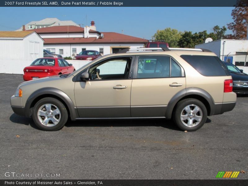 Dune Pearl Metallic / Pebble Beige 2007 Ford Freestyle SEL AWD