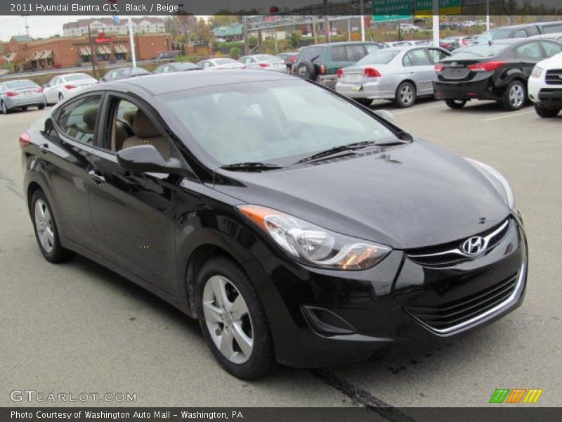 Black / Beige 2011 Hyundai Elantra GLS