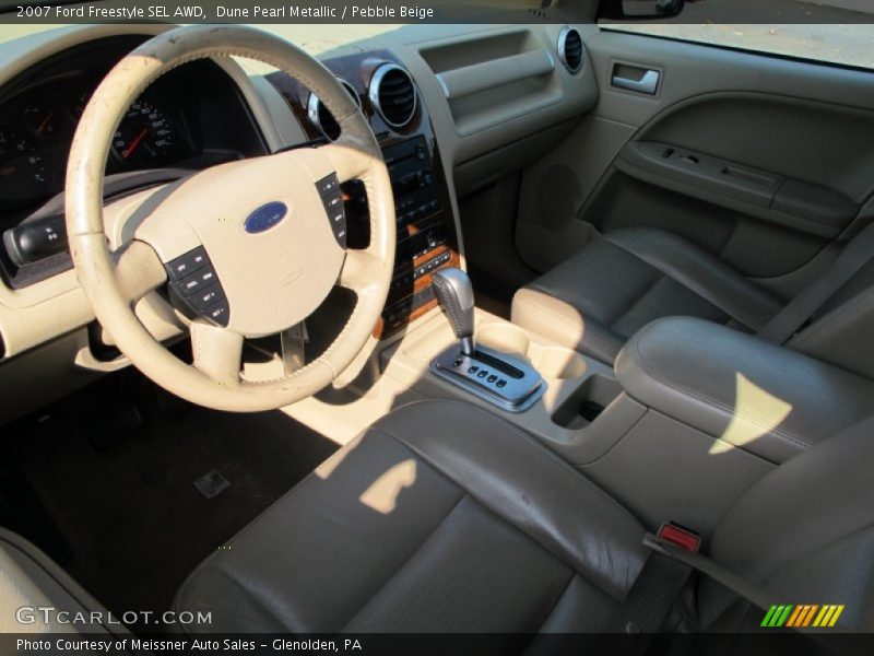 Dune Pearl Metallic / Pebble Beige 2007 Ford Freestyle SEL AWD