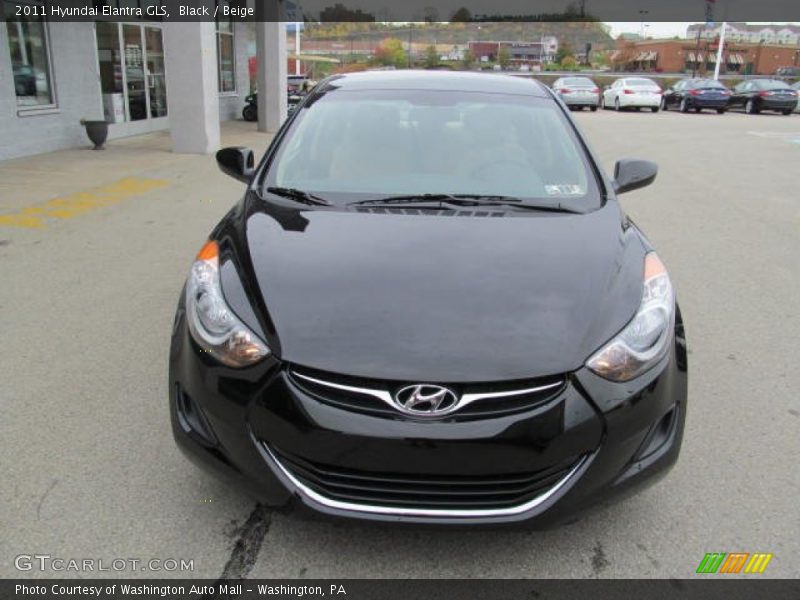 Black / Beige 2011 Hyundai Elantra GLS