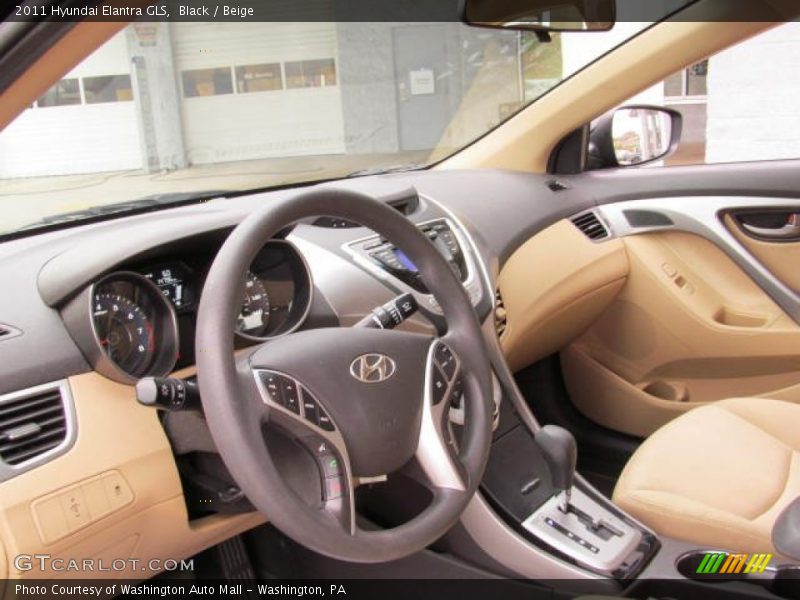 Black / Beige 2011 Hyundai Elantra GLS