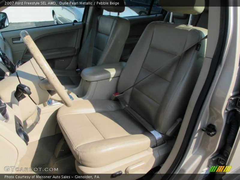 Dune Pearl Metallic / Pebble Beige 2007 Ford Freestyle SEL AWD