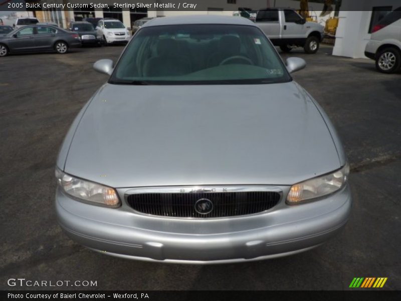 Sterling Silver Metallic / Gray 2005 Buick Century Custom Sedan