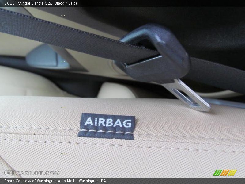 Black / Beige 2011 Hyundai Elantra GLS