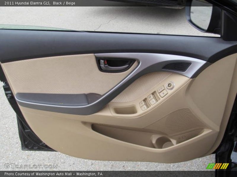 Black / Beige 2011 Hyundai Elantra GLS