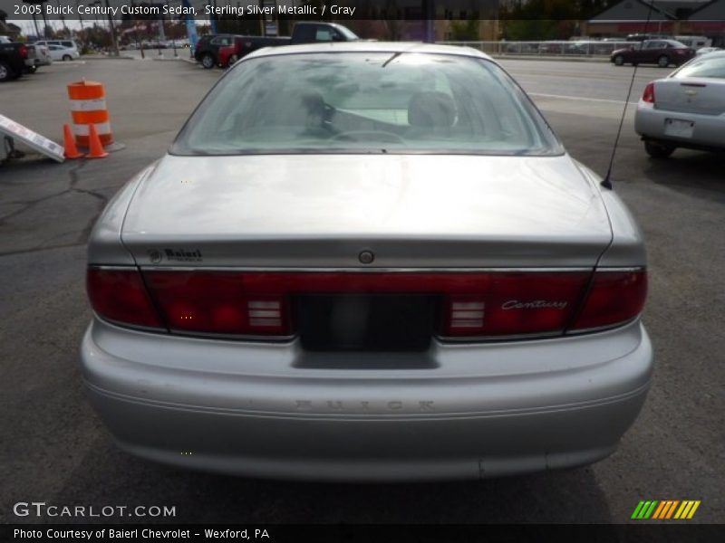 Sterling Silver Metallic / Gray 2005 Buick Century Custom Sedan