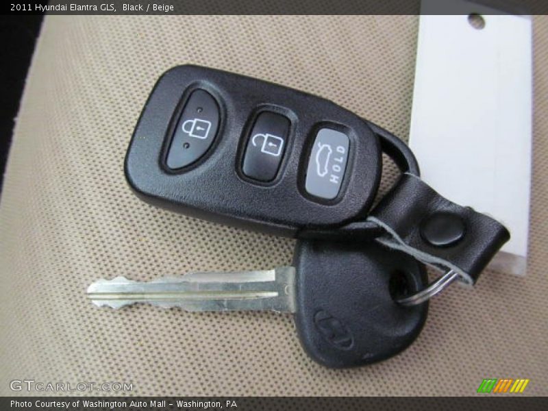 Black / Beige 2011 Hyundai Elantra GLS
