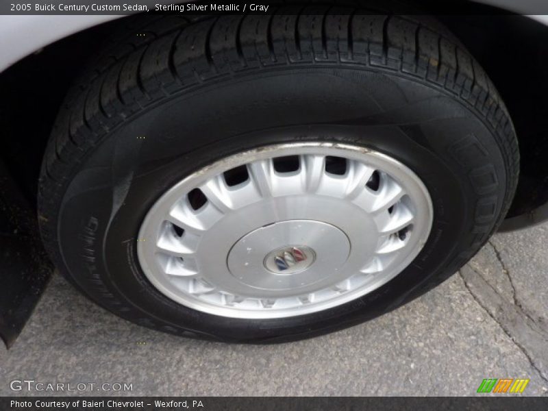 Sterling Silver Metallic / Gray 2005 Buick Century Custom Sedan