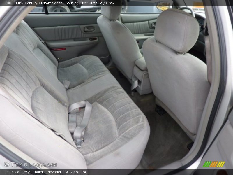 Sterling Silver Metallic / Gray 2005 Buick Century Custom Sedan