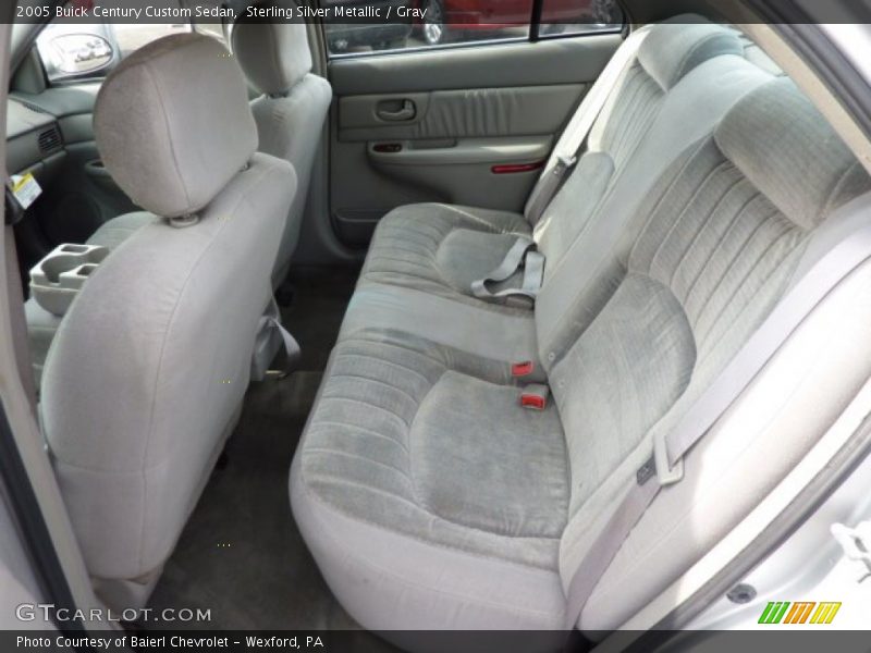 Sterling Silver Metallic / Gray 2005 Buick Century Custom Sedan