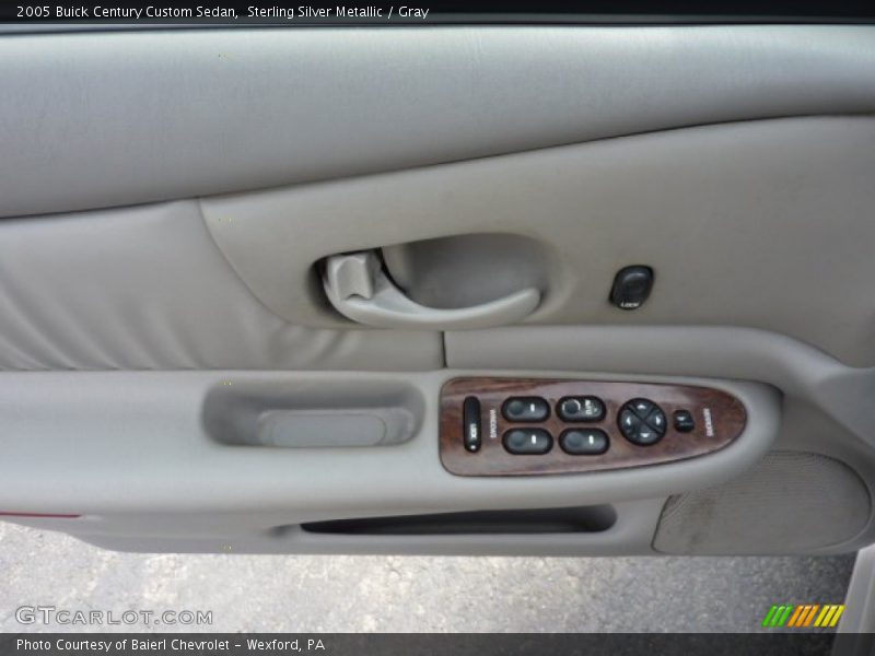 Sterling Silver Metallic / Gray 2005 Buick Century Custom Sedan