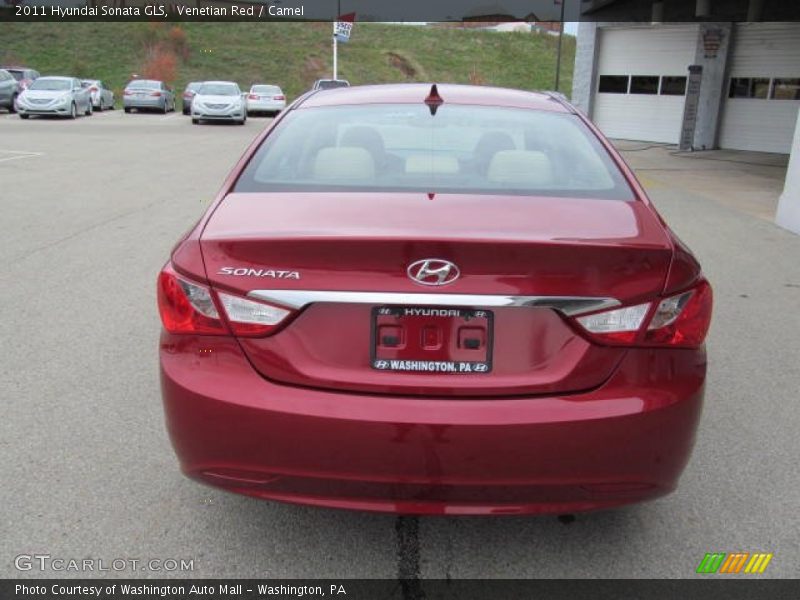 Venetian Red / Camel 2011 Hyundai Sonata GLS