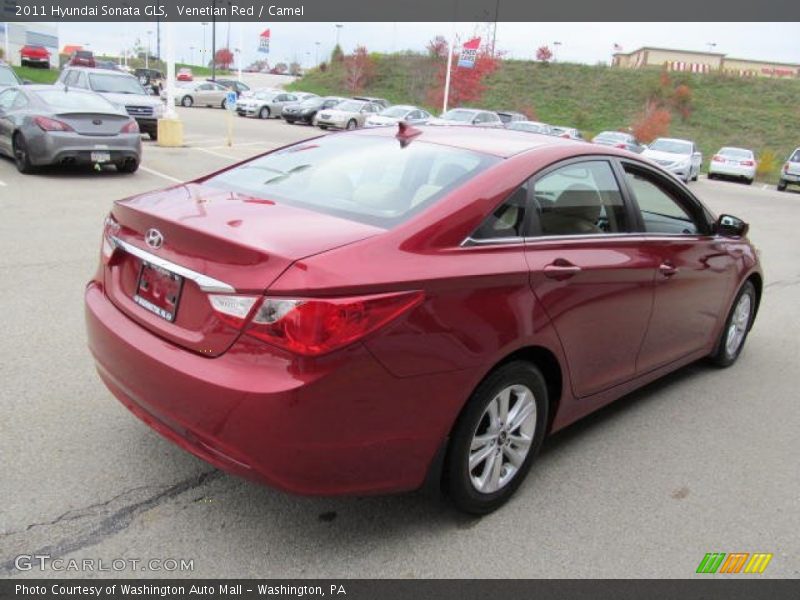 Venetian Red / Camel 2011 Hyundai Sonata GLS