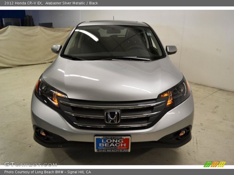Alabaster Silver Metallic / Black 2012 Honda CR-V EX