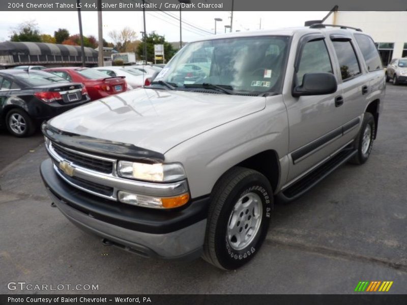 Silver Birch Metallic / Gray/Dark Charcoal 2004 Chevrolet Tahoe LS 4x4