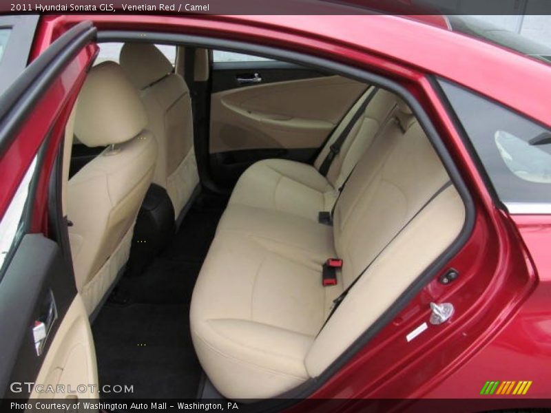 Venetian Red / Camel 2011 Hyundai Sonata GLS