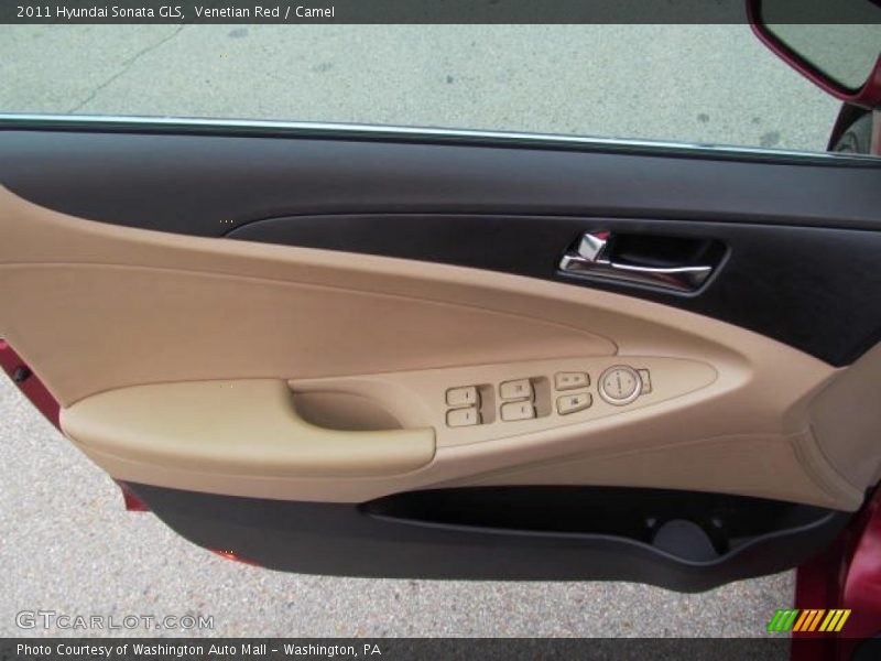 Venetian Red / Camel 2011 Hyundai Sonata GLS