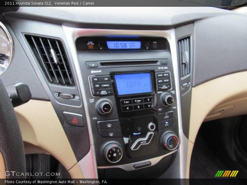 Venetian Red / Camel 2011 Hyundai Sonata GLS