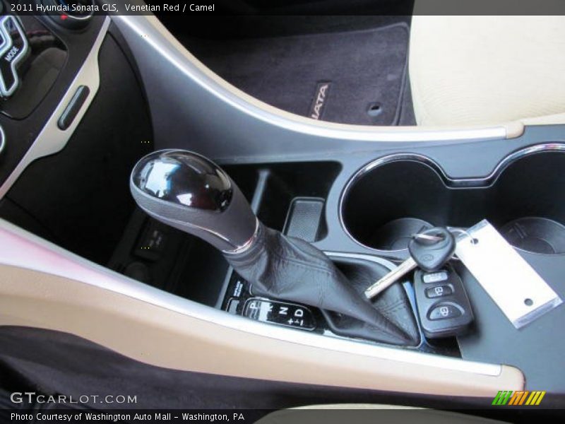 Venetian Red / Camel 2011 Hyundai Sonata GLS