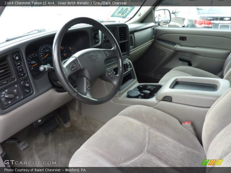 Silver Birch Metallic / Gray/Dark Charcoal 2004 Chevrolet Tahoe LS 4x4