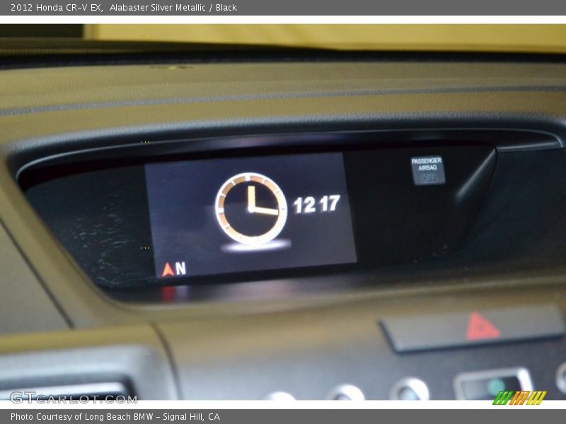 Alabaster Silver Metallic / Black 2012 Honda CR-V EX