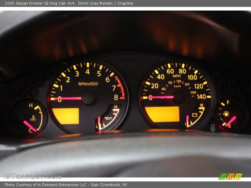 Storm Gray Metallic / Graphite 2005 Nissan Frontier SE King Cab 4x4