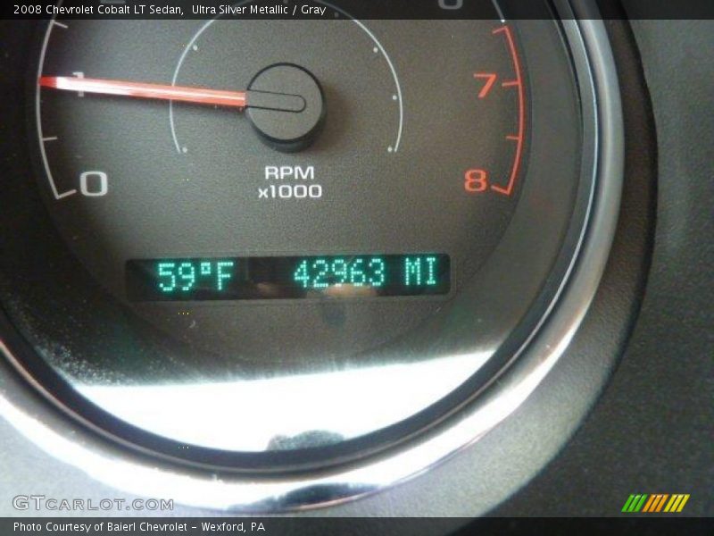 Ultra Silver Metallic / Gray 2008 Chevrolet Cobalt LT Sedan