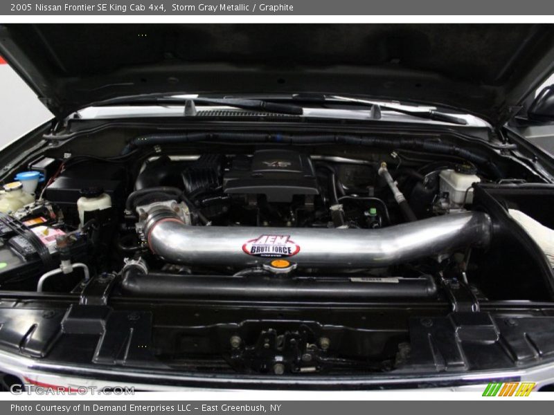 Storm Gray Metallic / Graphite 2005 Nissan Frontier SE King Cab 4x4