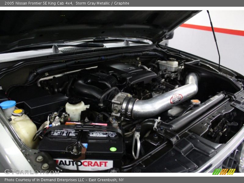 Storm Gray Metallic / Graphite 2005 Nissan Frontier SE King Cab 4x4