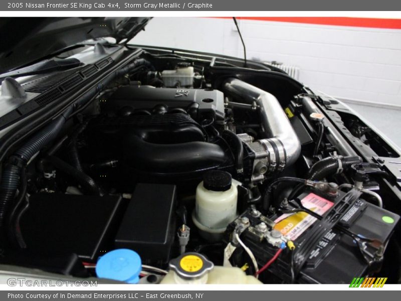 Storm Gray Metallic / Graphite 2005 Nissan Frontier SE King Cab 4x4