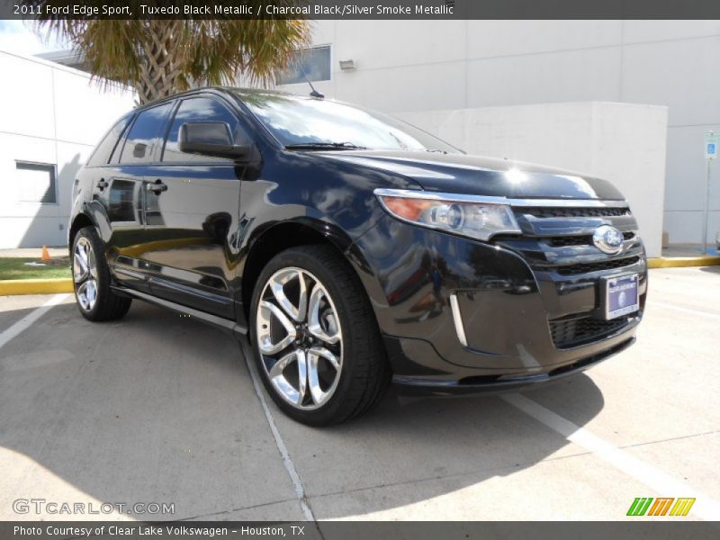 Tuxedo Black Metallic / Charcoal Black/Silver Smoke Metallic 2011 Ford Edge Sport