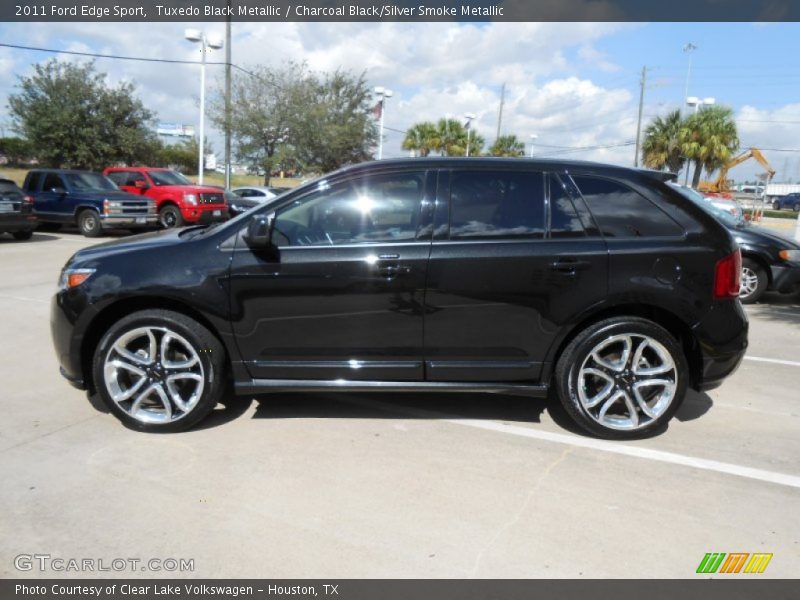 Tuxedo Black Metallic / Charcoal Black/Silver Smoke Metallic 2011 Ford Edge Sport