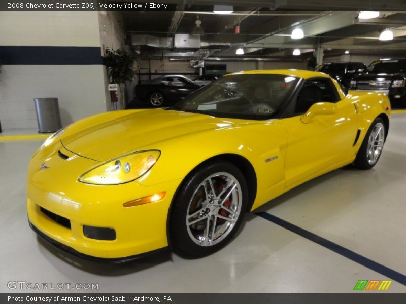 Front 3/4 View of 2008 Corvette Z06