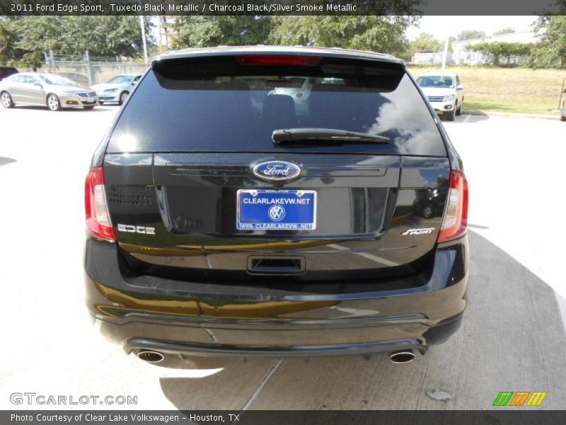 Tuxedo Black Metallic / Charcoal Black/Silver Smoke Metallic 2011 Ford Edge Sport