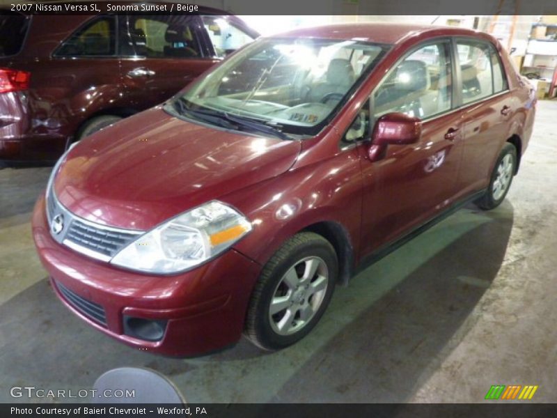 Sonoma Sunset / Beige 2007 Nissan Versa SL