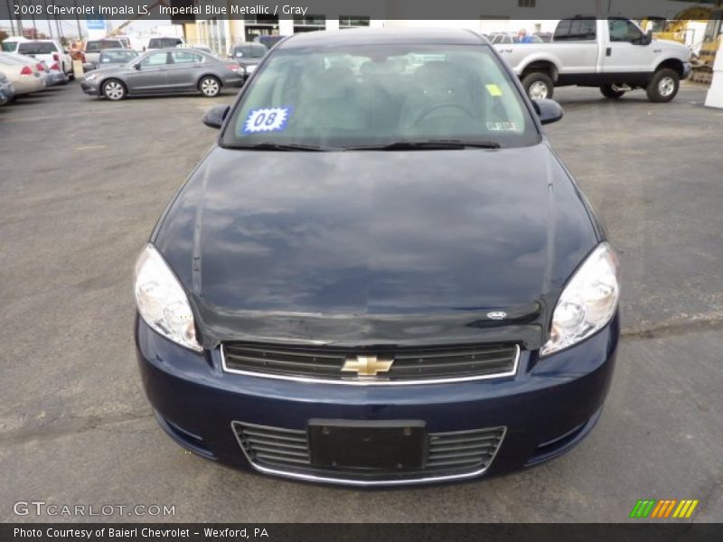 Imperial Blue Metallic / Gray 2008 Chevrolet Impala LS