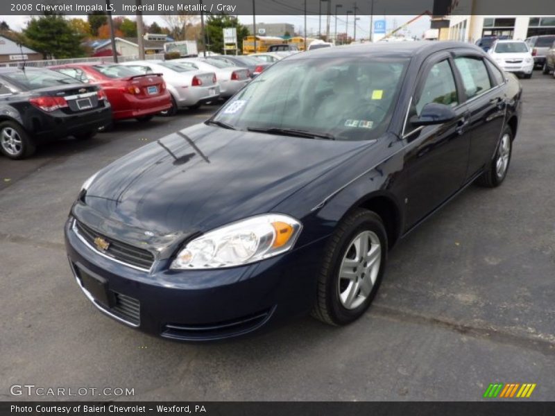 Imperial Blue Metallic / Gray 2008 Chevrolet Impala LS