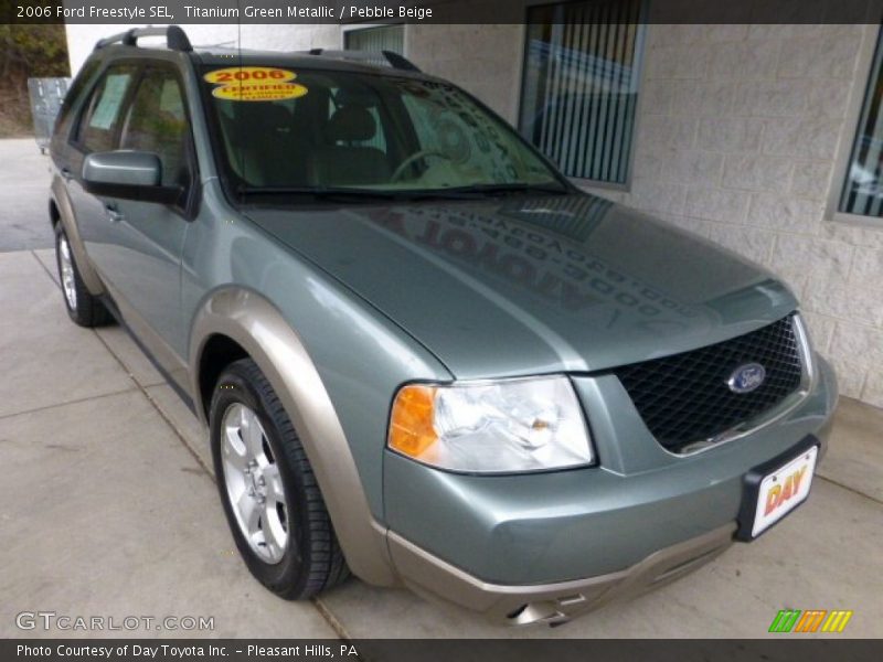 Titanium Green Metallic / Pebble Beige 2006 Ford Freestyle SEL