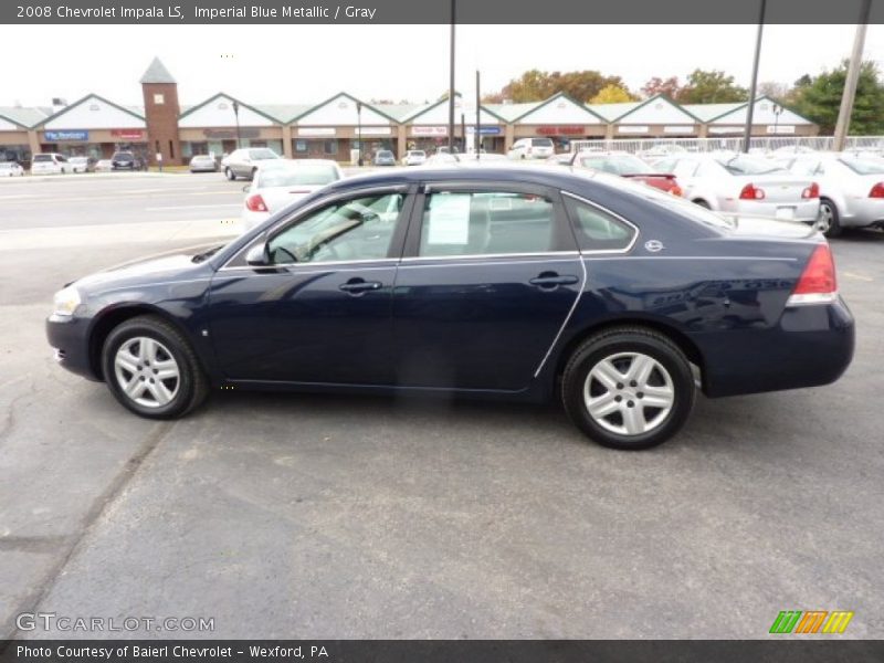 Imperial Blue Metallic / Gray 2008 Chevrolet Impala LS