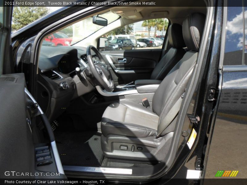 Tuxedo Black Metallic / Charcoal Black/Silver Smoke Metallic 2011 Ford Edge Sport