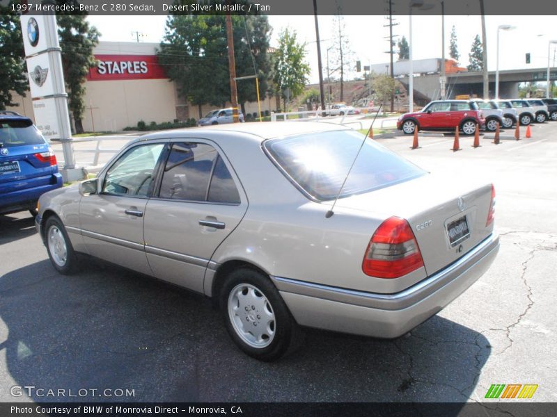 Desert Silver Metallic / Tan 1997 Mercedes-Benz C 280 Sedan