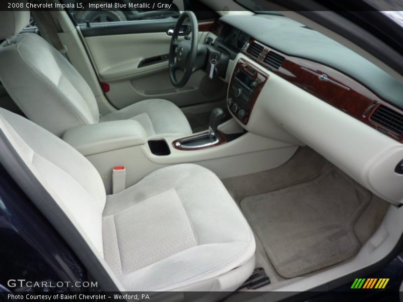 Imperial Blue Metallic / Gray 2008 Chevrolet Impala LS