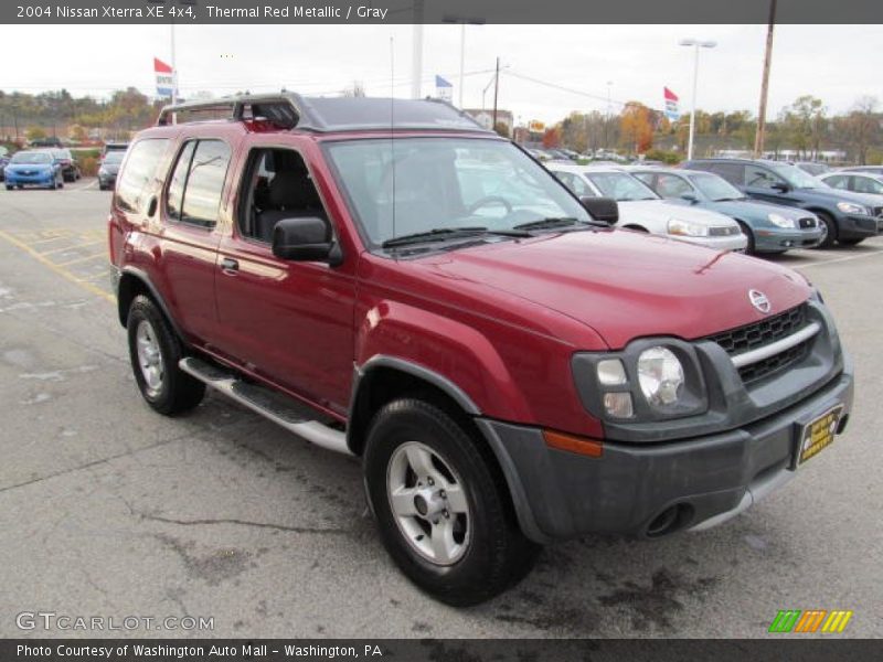 Thermal Red Metallic / Gray 2004 Nissan Xterra XE 4x4