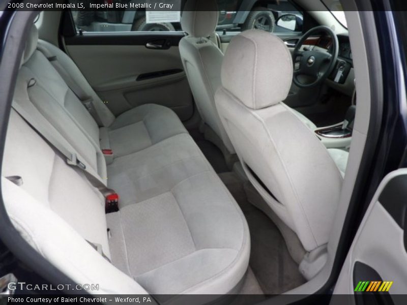 Imperial Blue Metallic / Gray 2008 Chevrolet Impala LS