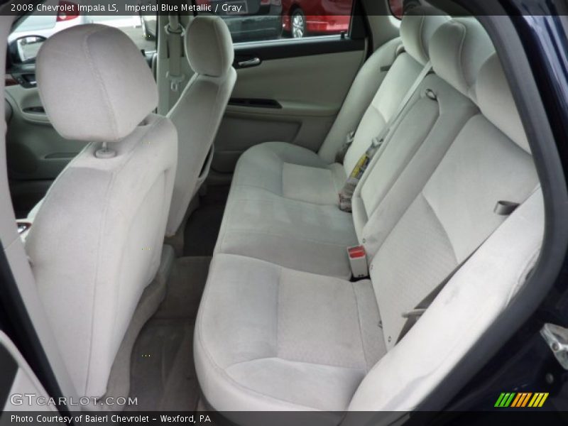 Imperial Blue Metallic / Gray 2008 Chevrolet Impala LS
