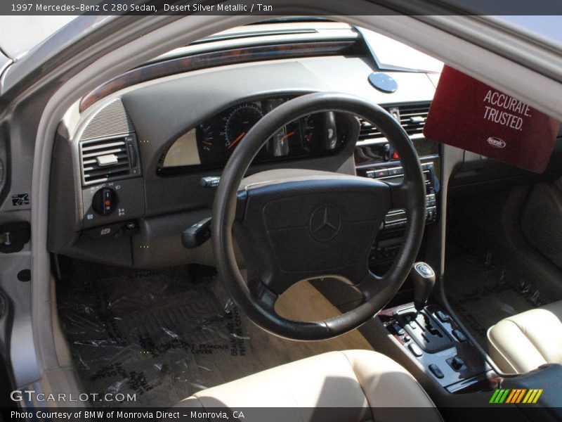 Desert Silver Metallic / Tan 1997 Mercedes-Benz C 280 Sedan