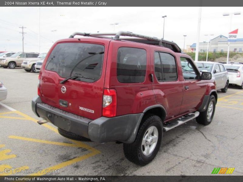 Thermal Red Metallic / Gray 2004 Nissan Xterra XE 4x4