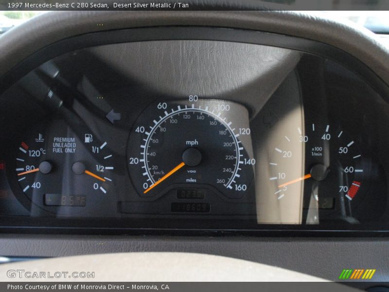 Desert Silver Metallic / Tan 1997 Mercedes-Benz C 280 Sedan